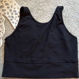Luluelemon power pivot ribbed tank top size 18